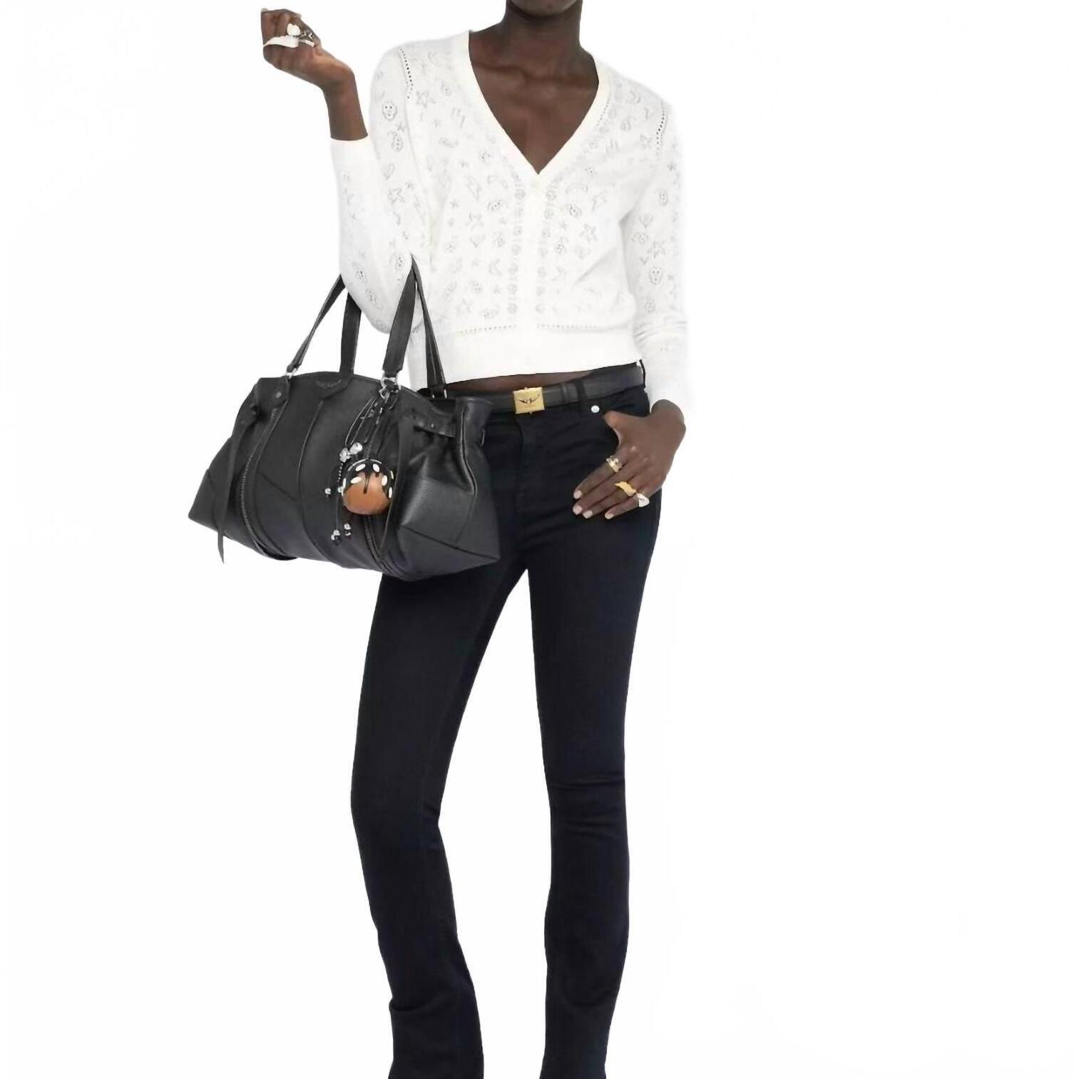 New Zadig & Voltaire Manala Sweater In White Swan
